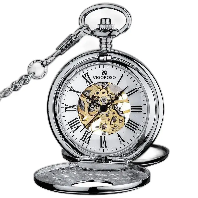 Demi Chasseur Vigoroso zakhorloge met zichtbaar en elegant mechanisme