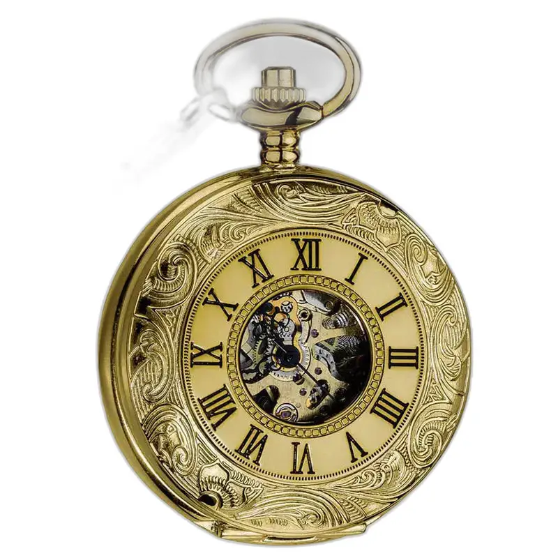Demi Chasseur Vigoroso zakhorloge in sierlijk goud en delicaat mechanisme