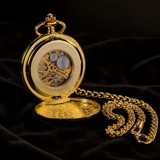 Mechanisch zakhorloge met dubbele flap voor heren - Univers Gousset