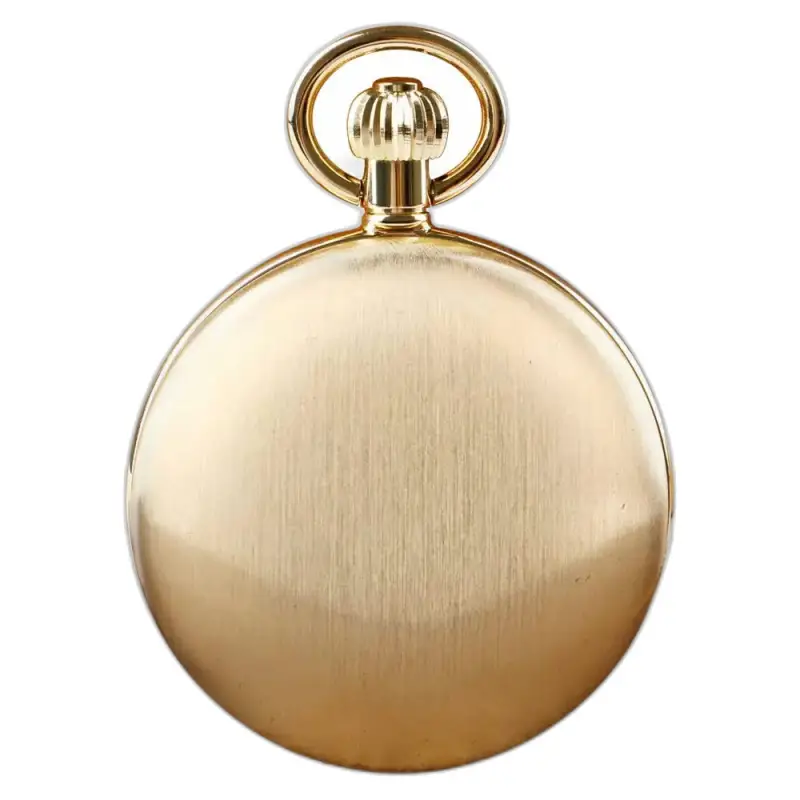 Luxe dubbel zakhorloge met elegante gouden kast voor dames en heren