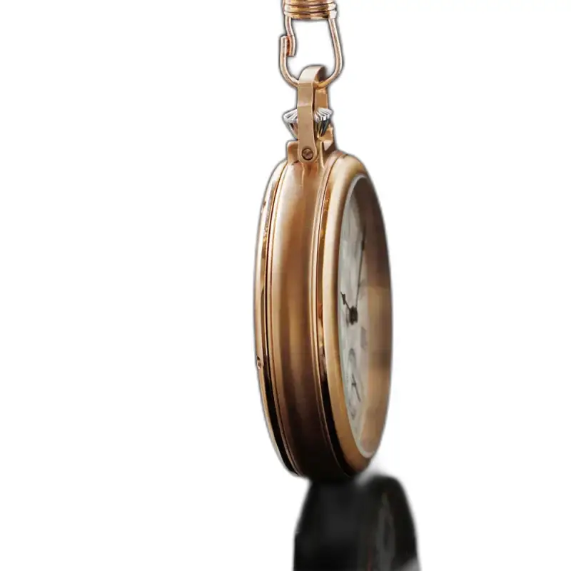 Montre à gousset élégant Mirror Or Mécanique avec un design en or tonique