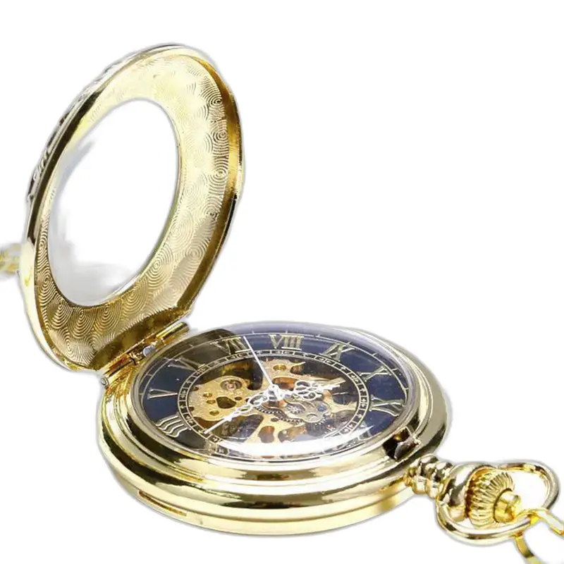 Golden Charm Luxe herendameszakhorloge met gouden wijzerplaat en mechanisch ontwerp