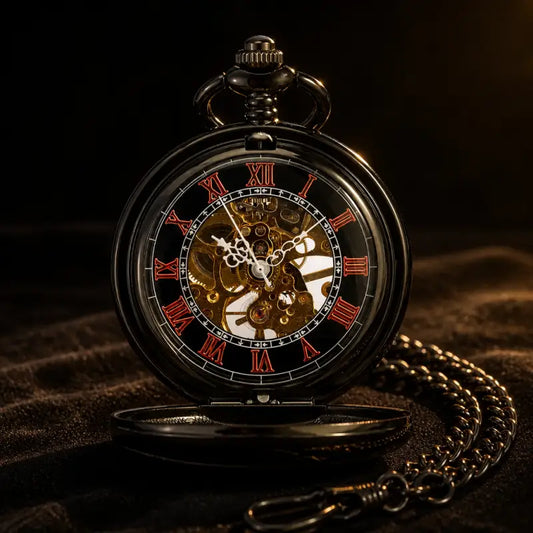 Gotisch Half Hunter Mechanisch Zakhorloge - Univers Gousset