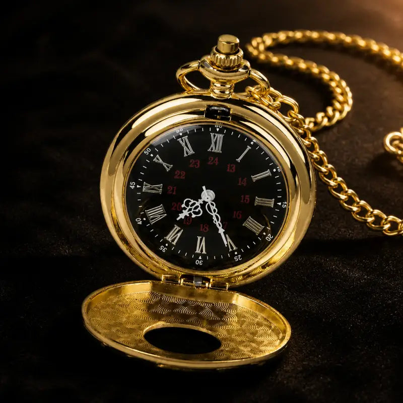 Half-Hunter quartz zakhorloge voor heren - Univers Gousset