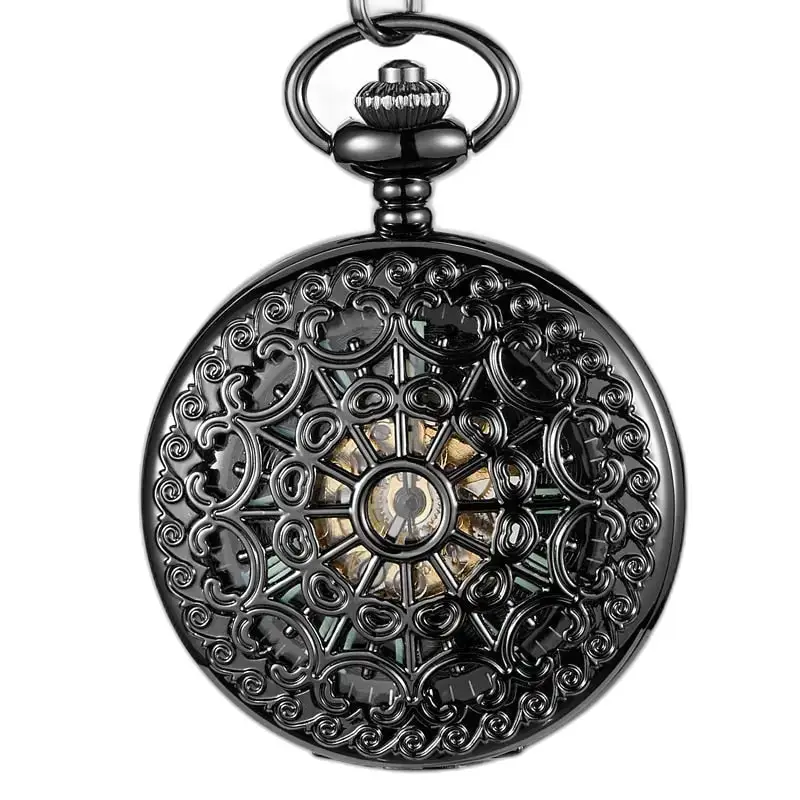 Spider Ruins Luminous zakhorloge met een strak sierlijk zwart ontwerp