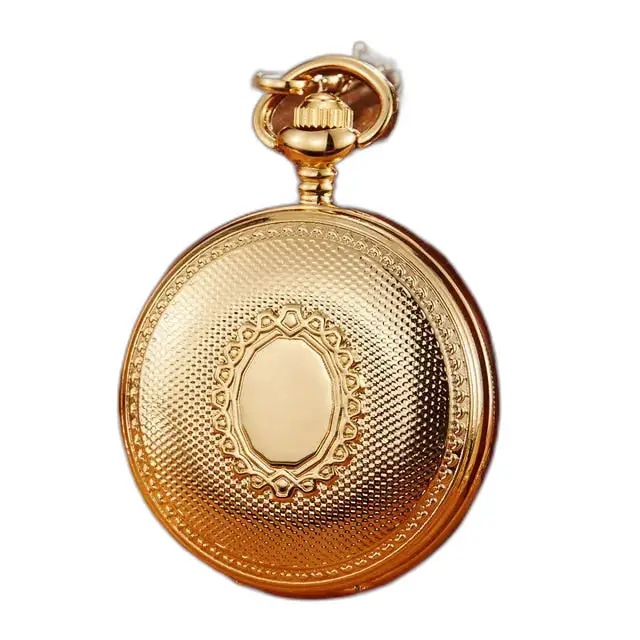 Luxe klassiek automatisch gouden zakhorloge, elegant en verfijnd