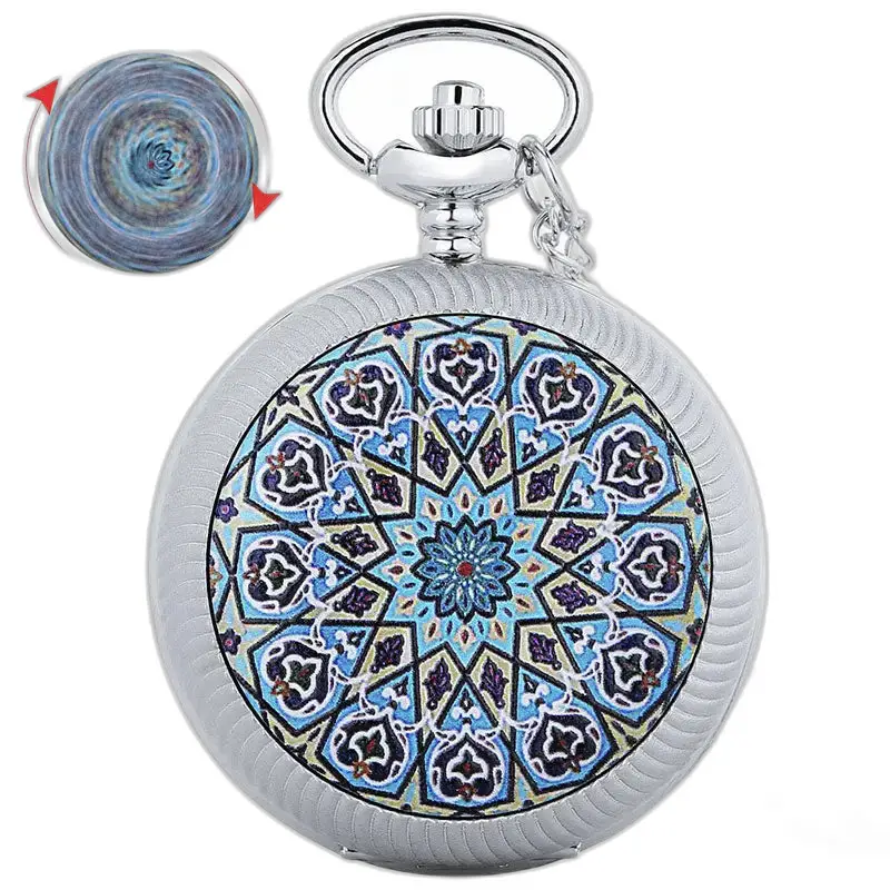 Luxe zakhorloge met blauw mozaïekontwerp voor dames en heren