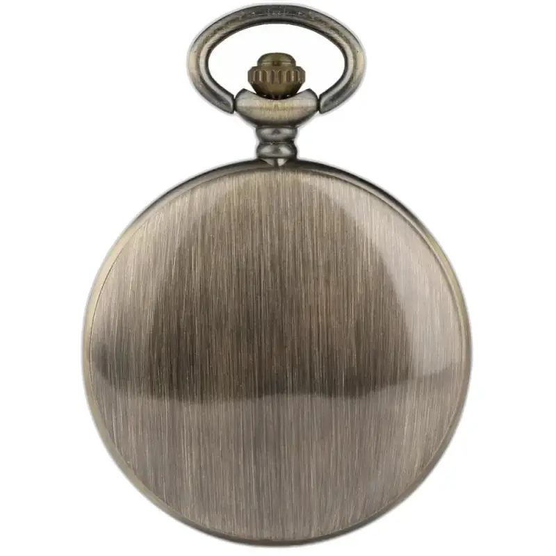 Luxe Dream bronzen zakhorloge voor heren, elegante vintage klok