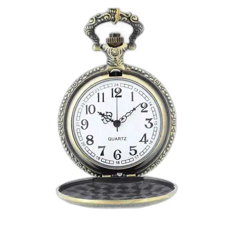 Master Hibou zakhorloge Origineel en trendy met antieke open wijzerplaat