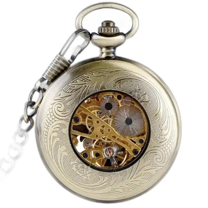 Chique mechanisch zakhorloge met handmatige opwinding, tijdloze elegantie