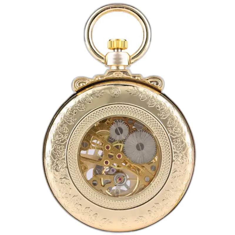Gentleman Luxe Gold mechanisch zakhorloge in goudkleurig, elegant en verfijnd