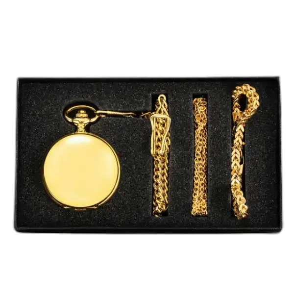 Gold Temptation Mechanisch Zakhorloge, elegant gouden mechanisch zakhorloge in goud