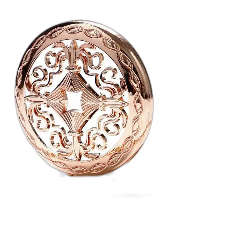 Compact gedecoreerd in roségoud met het Rose Gold Lady mechanisch zakhorloge