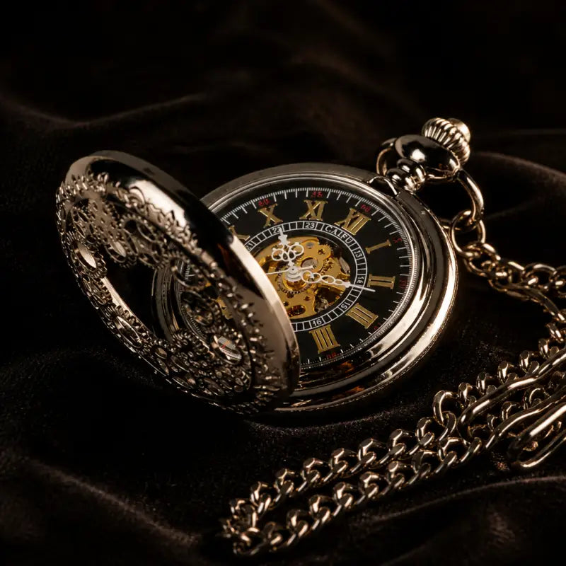 Steampunk skelet mechanisch zakhorloge - Univers Gousset