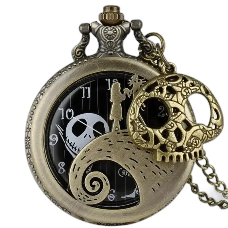 Vintage Nightmare Before Christmas zakhorloge met een uniek en betoverend design