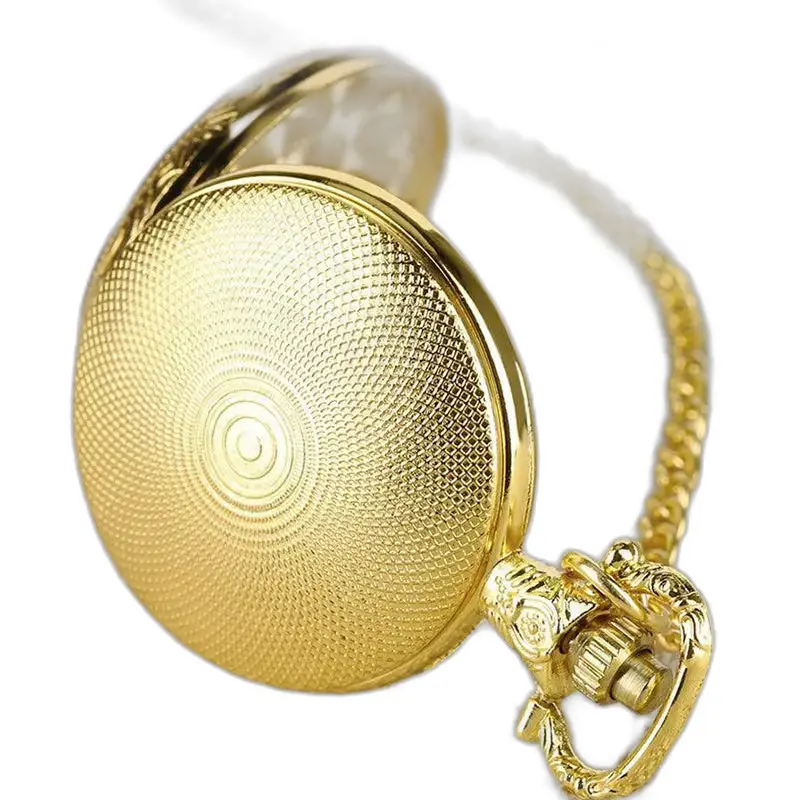 Gouden zakhorloge met lange ketting voor een elegante, vintage look
