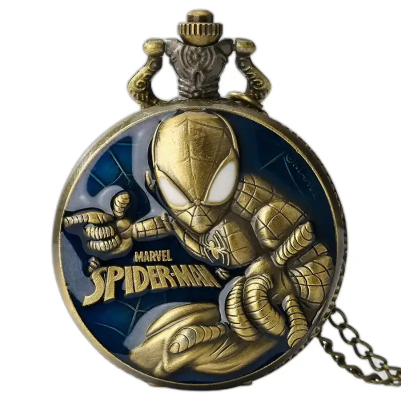 Vintage Marvel Spider Man quartz zakhorloge met uniek Spiderman-ontwerp