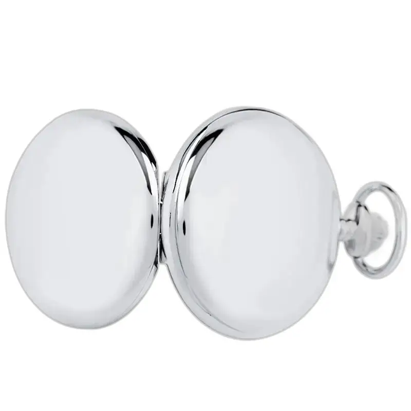 Modern chic quartz zakhorloge met zilveren open achterkant