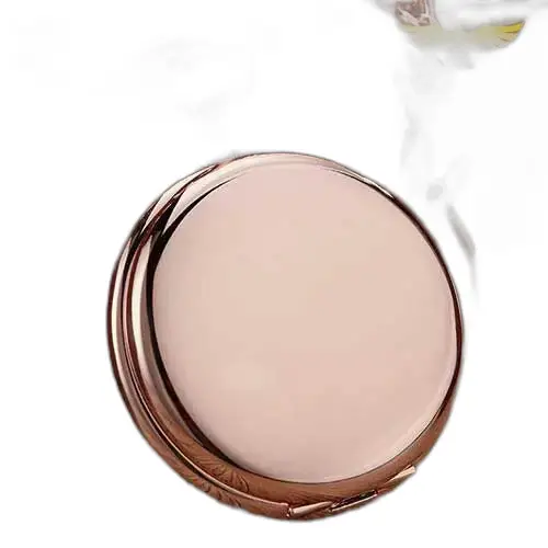 Ronde compact in roségoud voor Hunter Rose Gold Quartz zakhorloge