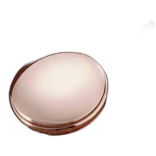 Ronde compact in roségoud voor Hunter Rose Gold Quartz zakhorloge