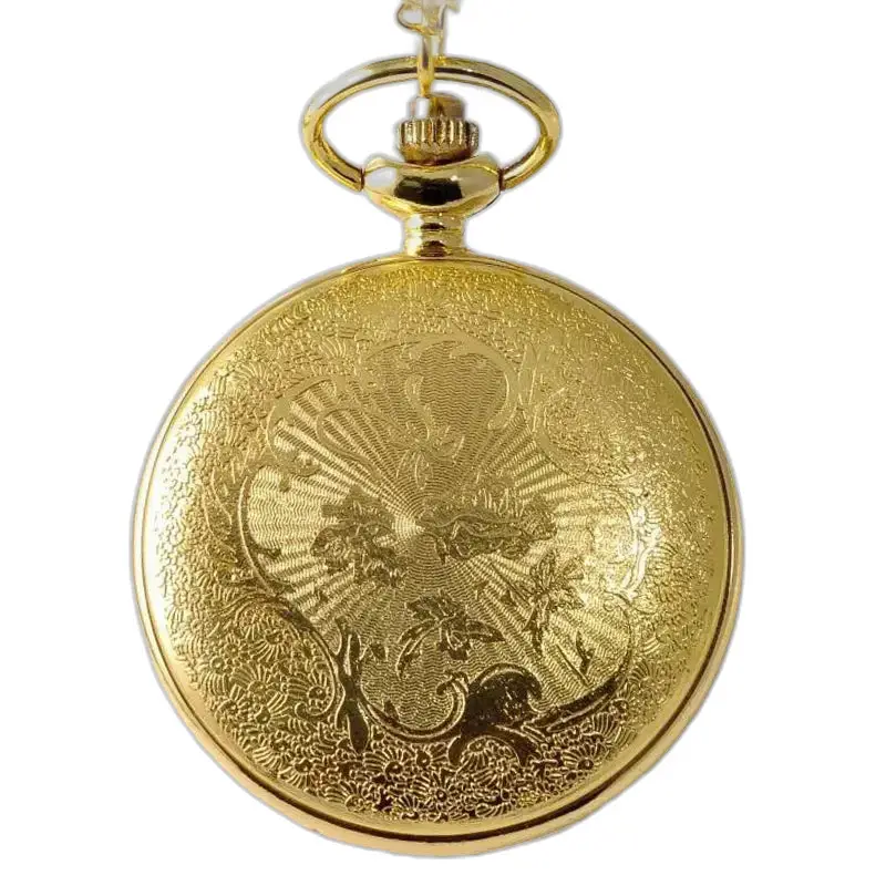 Roman Luxury Gold Pocket Watch, goud en sierlijk zakhorloge