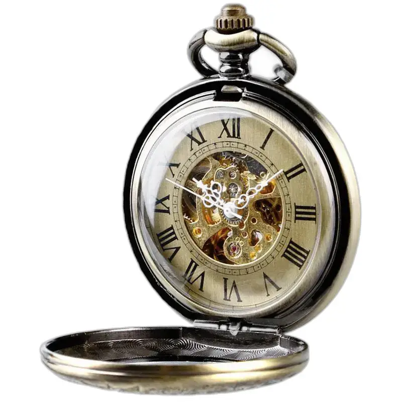 Luxe mechanisch Romeins zakhorloge, elegant antiek zakhorloge