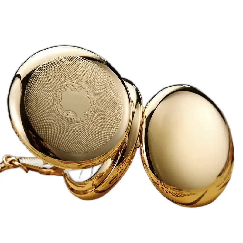 Royal Luxury Double Chasseur open zakhorloge, met elegante gouden afwerking