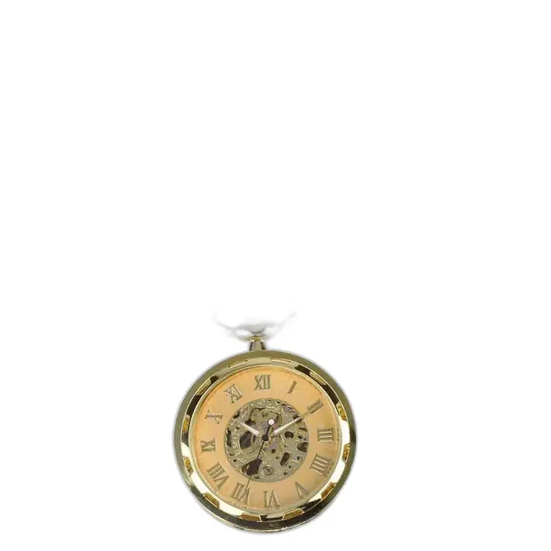 Luxe mechanisch skeletzakhorloge voor heren met gouden afwerking en elegant ontwerp