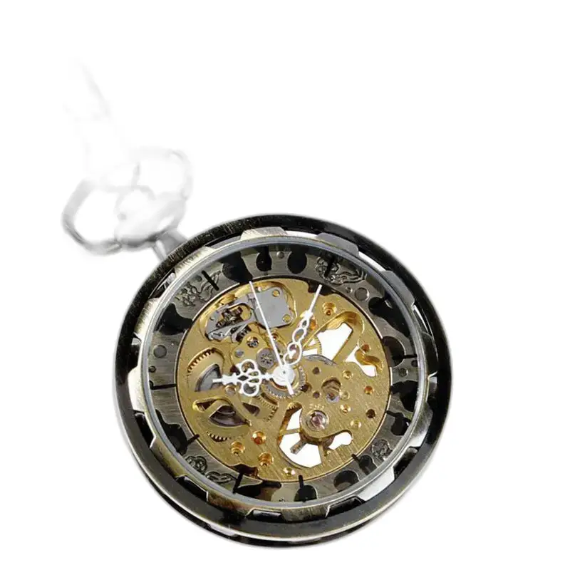 Modern skeletzakhorloge met mechanisch uurwerk voor heren en dames