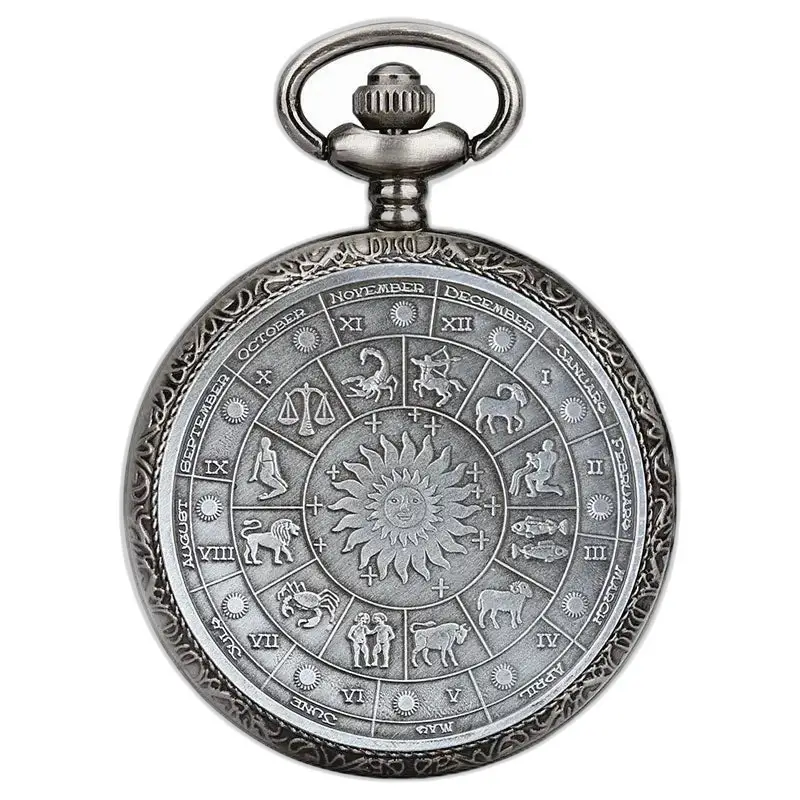 Zodiac zakhorloge in zilver met een elegante en tijdloze vintage stijl