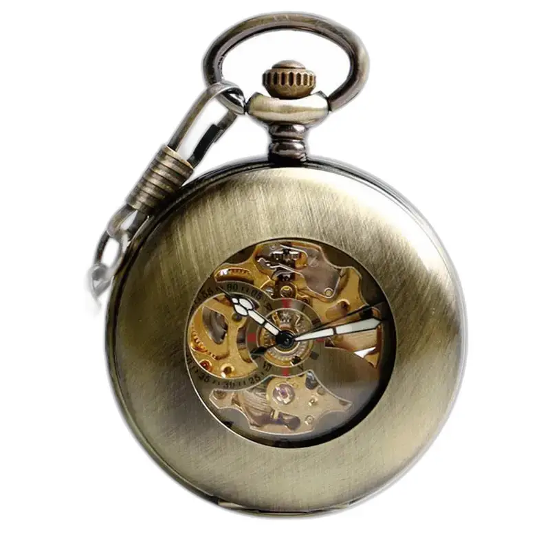 Antiek vintage zakhorloge voor mannen en vrouwen, elegant antiek zakhorloge