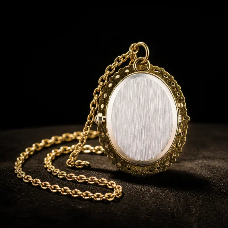 Zakhorloge met hanger voor dames met levensboom - Univers Gousset