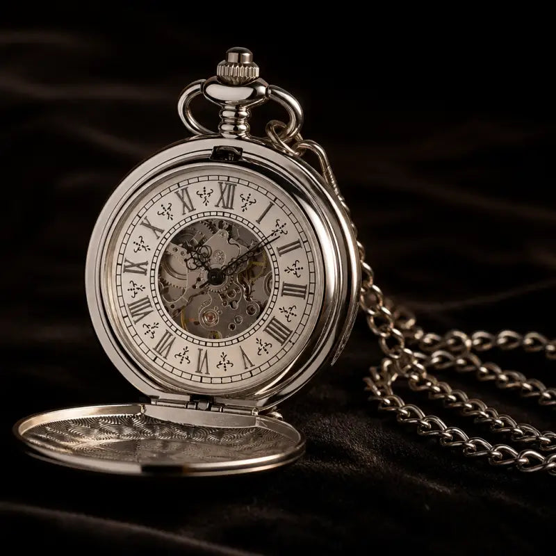 Dubbel Hunter mechanisch zakhorloge - Univers Gousset