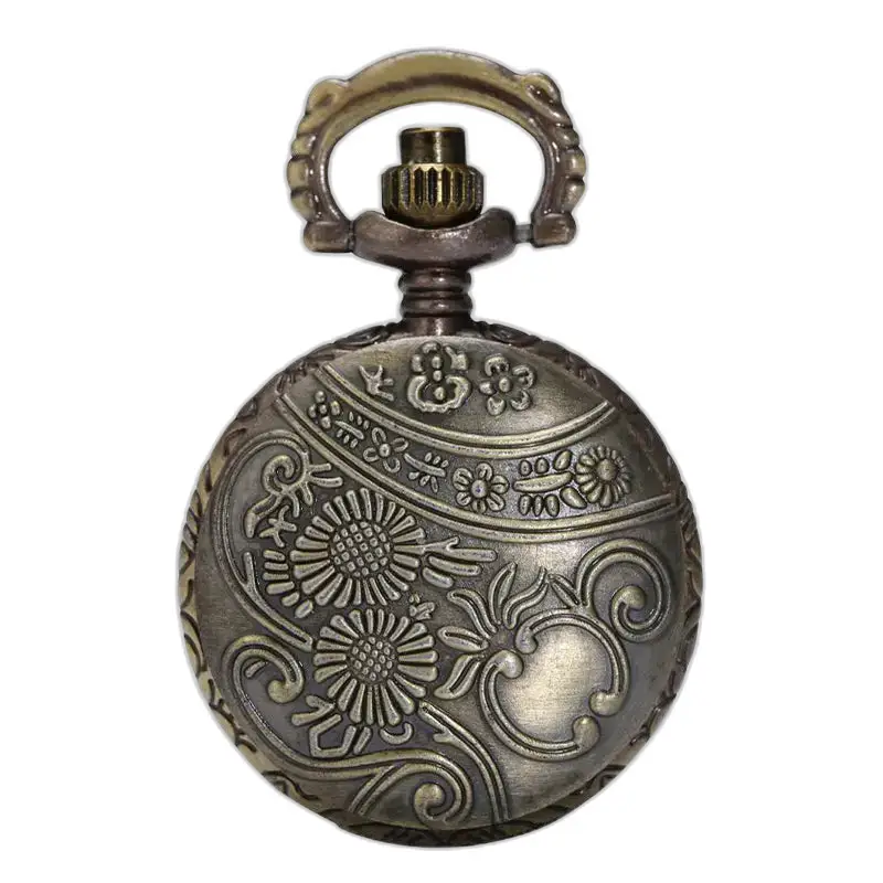 Big Ben Bronzen Fancy kettinghorloge met een sierlijk antiek klokontwerp