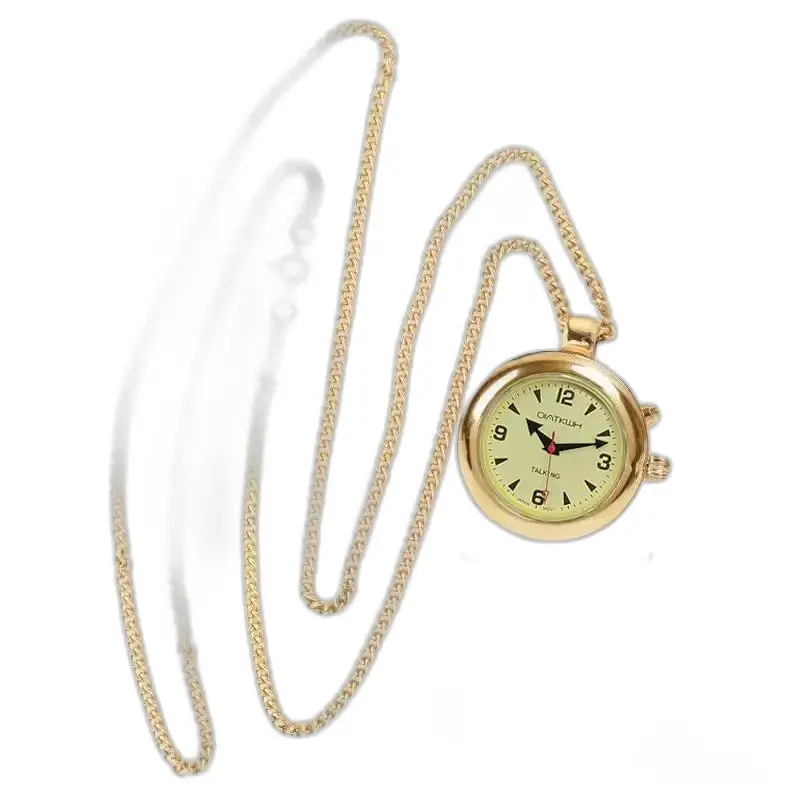 Chique goud automatisch luxe kettinghorloge met ketting en een elegant ontwerp