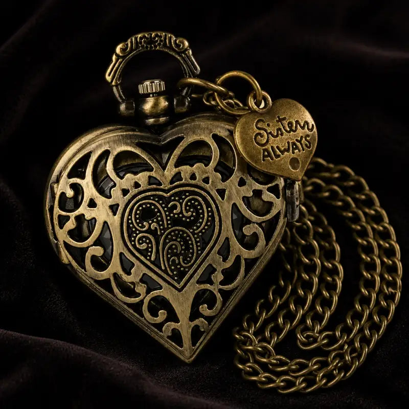 Herenzakhorloge met kwartshartketting - Univers Gousset