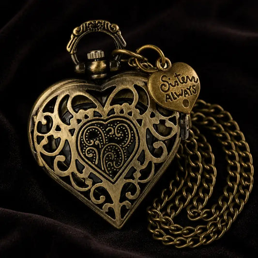 Herenzakhorloge met kwartshartketting - Univers Gousset