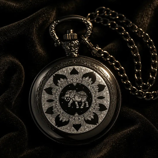 Boheems olifantenkettingzakhorloge voor dames - Univers Gousset