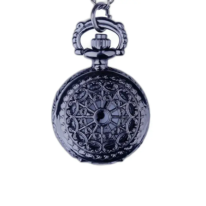 Vintage chic kettinghorloge voor meisjes met sierlijk metalen zakhorloge
