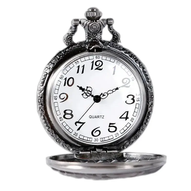 Games Of Thrones Wolf kettinghorloge goud zilver met sierlijk zilveren zakhorloge