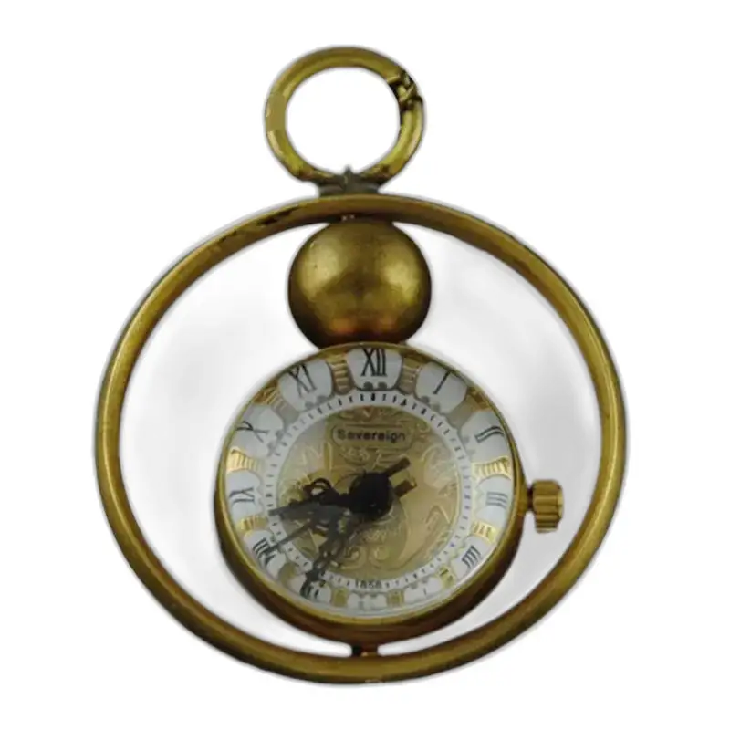 Gouden hanger horlogeketting mechanisch Vintage Koper voor mannen en vrouwen