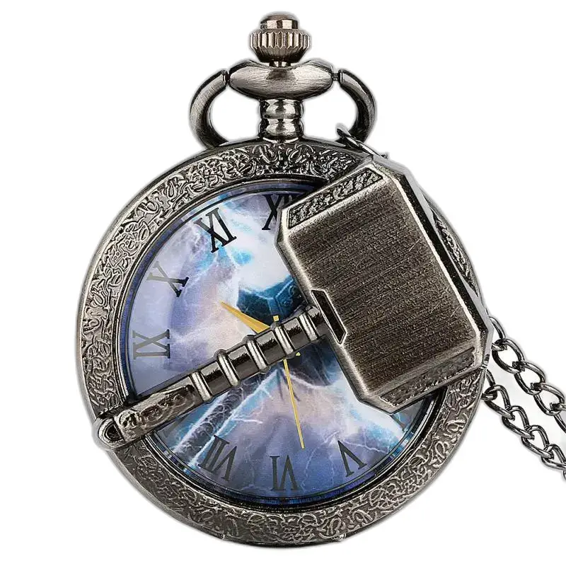 Thor's Hammer dames quartz kettinghorloge met een uniek en elegant ontwerp