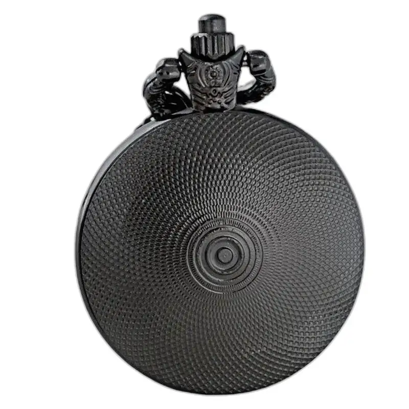 Vintage Queen Bee kettinghorloge met zwart getextureerd oppervlak kettinghorloge