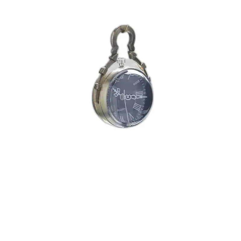 Retro chic kettinghorloge voor dames met zilveren zakhorloge