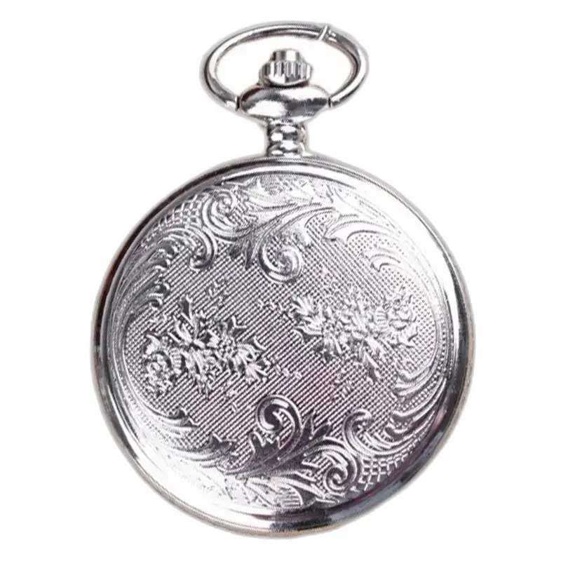 Pretty Owls Vintage dameshorloge met rozenketting en zilveren kettinghorloge met bloemen