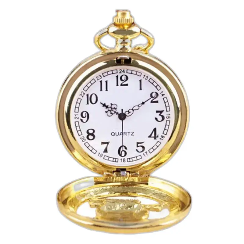 Pretty Owls vintage dameshorloge met rozenketting, gouden zakhorloge en witte wijzerplaat