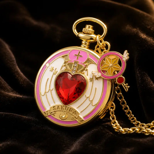 Sakura quartz zakhorloge damesketting - Univers Gousset