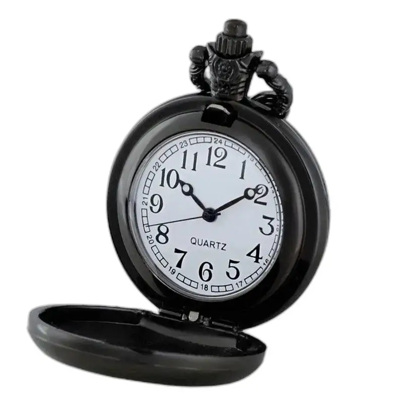 Vintage Tree of Life kettinghorloge met een decoratief zwart zakhorloge