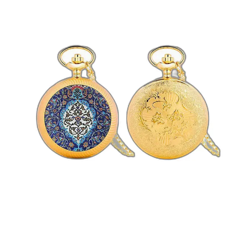 Twee uniek vormgegeven gouden zakhorloges van Fleur Grise