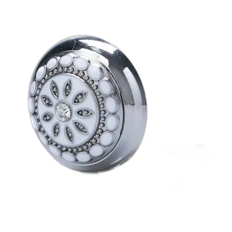 Decoratieve ronde chromen knop voor het hertogin dameszakhorloge